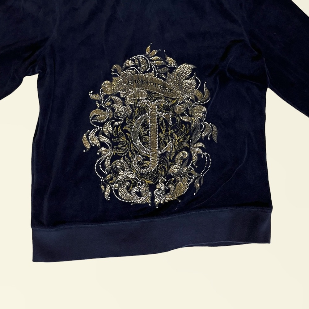 Y2K Juicy Couture navy blue jacket - Picture 2 of 4